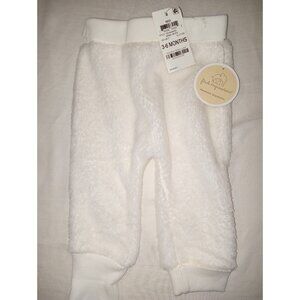 First Impressions Newborn Pants Size 3-6 Months White Soft Fluffy